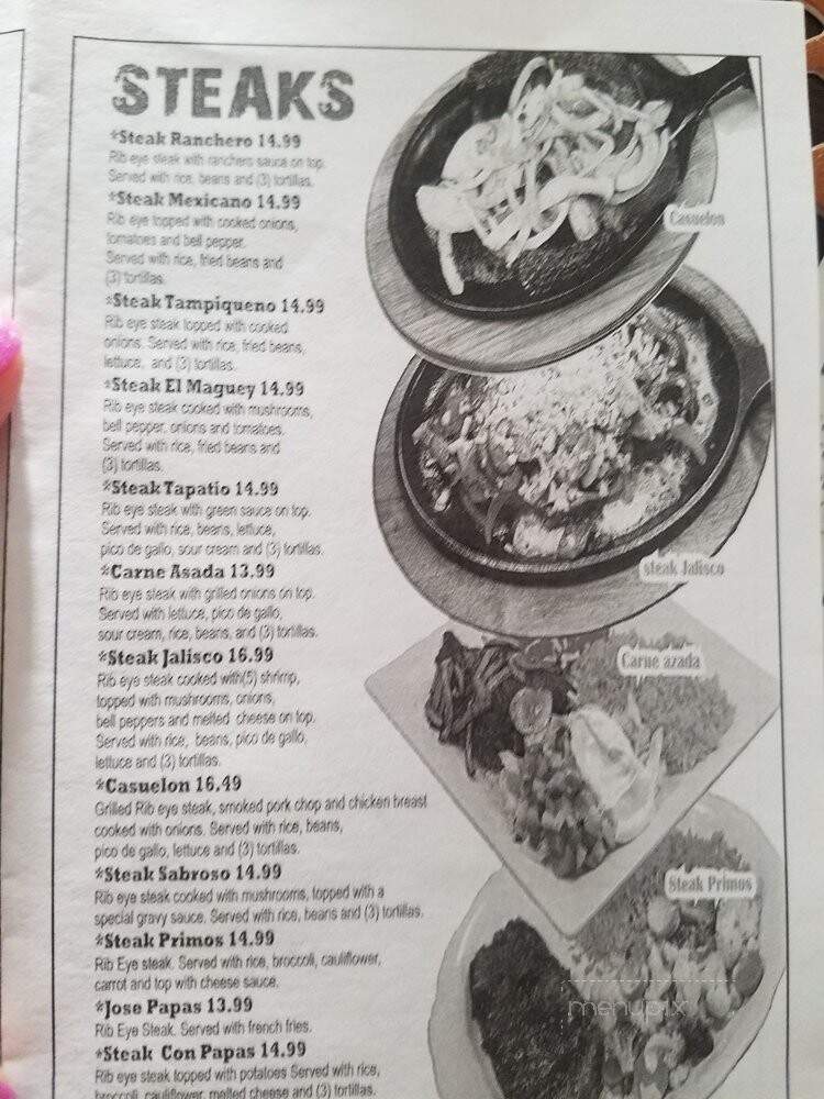 El Maguey Mexican Restaurant - Saint Peters, MO menu_pic