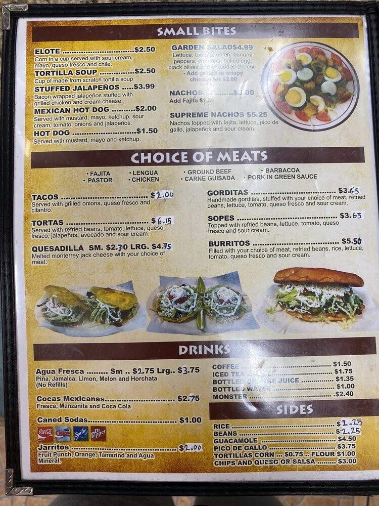 El Mana Taqueria - Houston, TX menu_pic