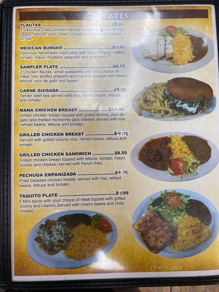 El Mana Taqueria - Houston, TX menu_pic