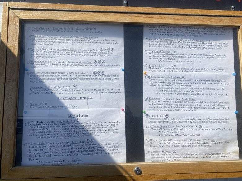 El Matador - Twin Falls, ID menu_pic