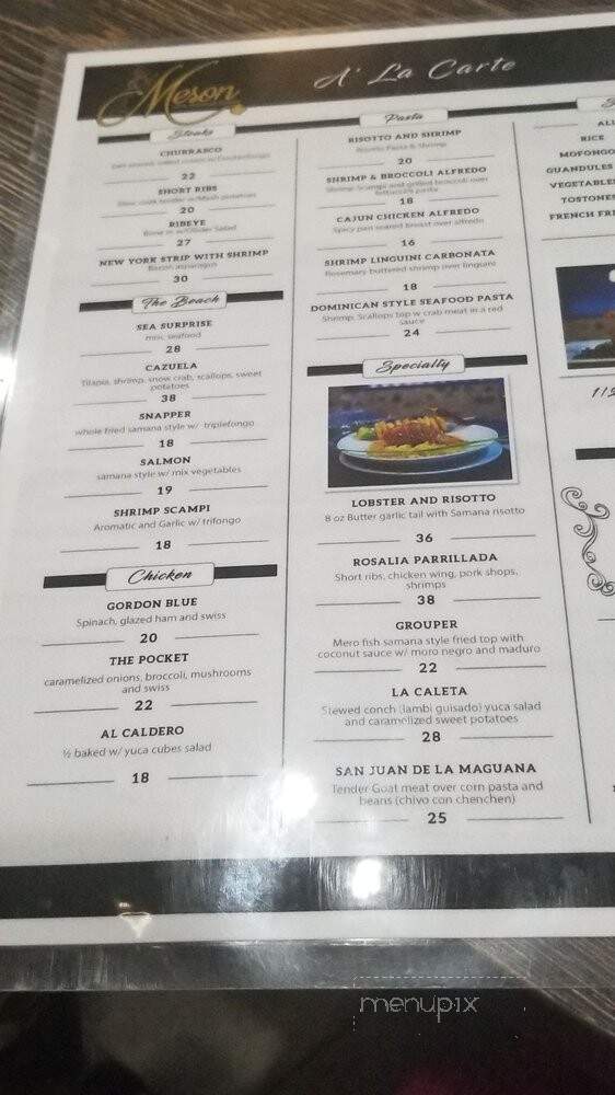 El Meson Latin American Cuisine - Philadelphia, PA menu_pic