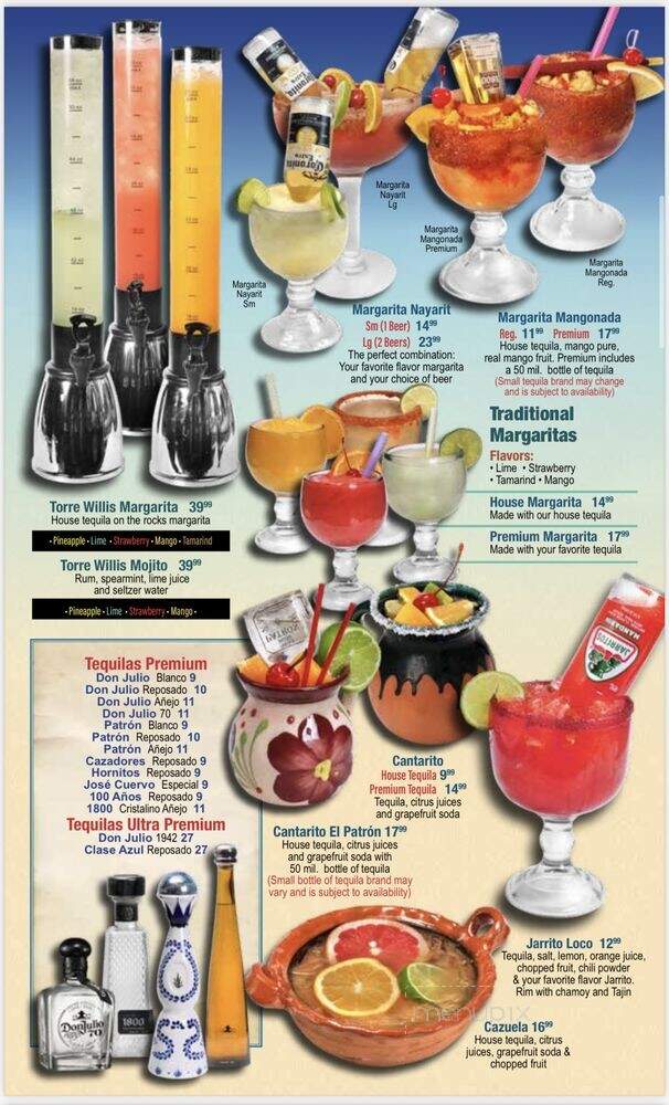 El Nayarita Restaurant - Hanover Park, IL menu_pic