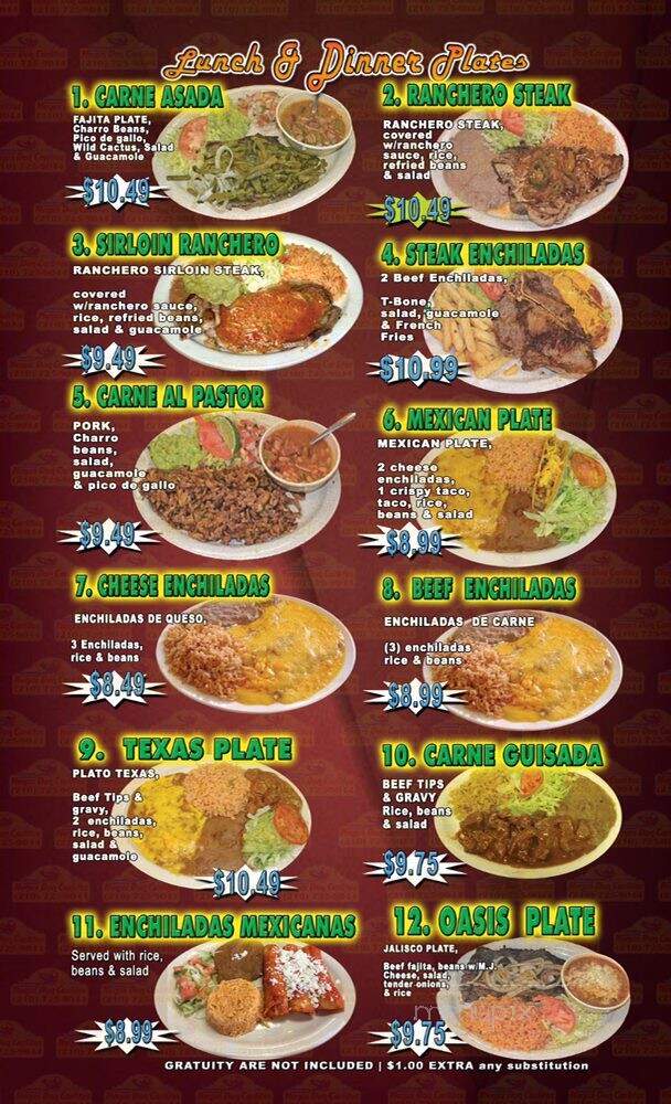 El Oasis Mexican Grill - Universal City, TX
