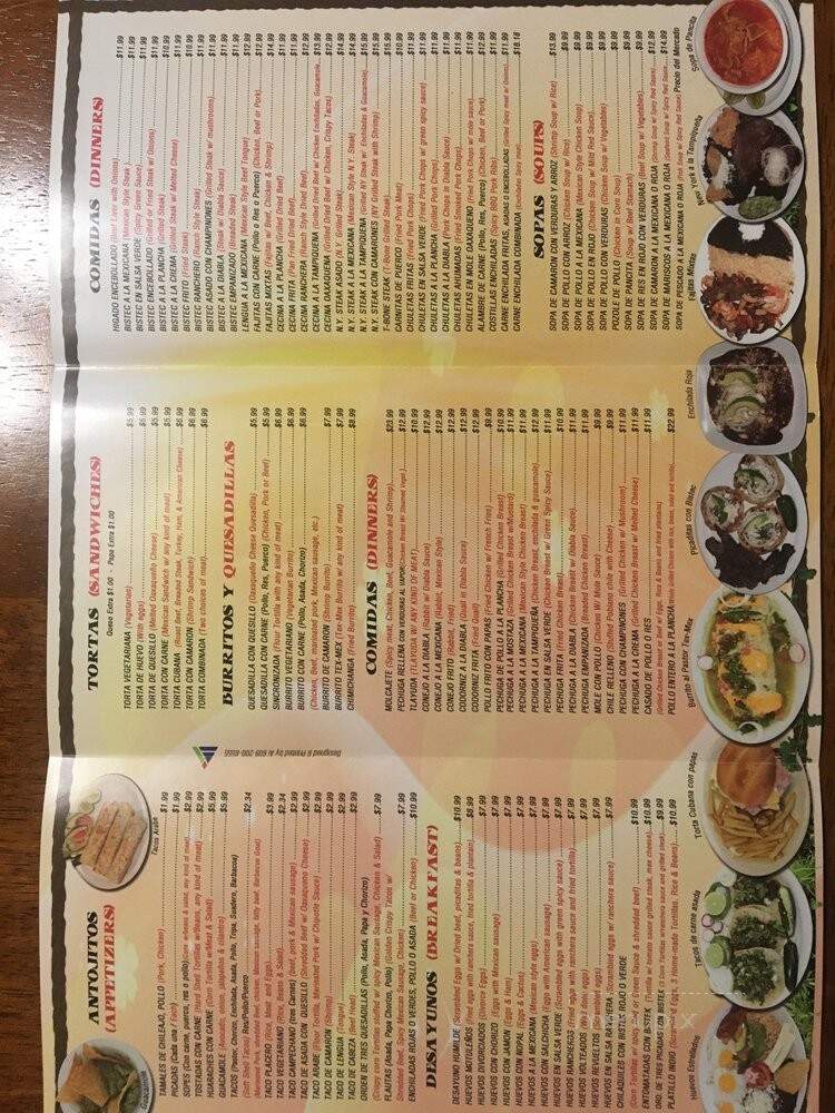Oaxaqueno - New Brunswick, NJ menu_pic
