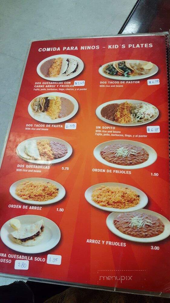 El Paisano Northwest Highway - Dallas, TX menu_pic