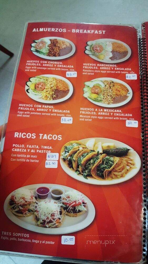 El Paisano Northwest Highway - Dallas, TX menu_pic