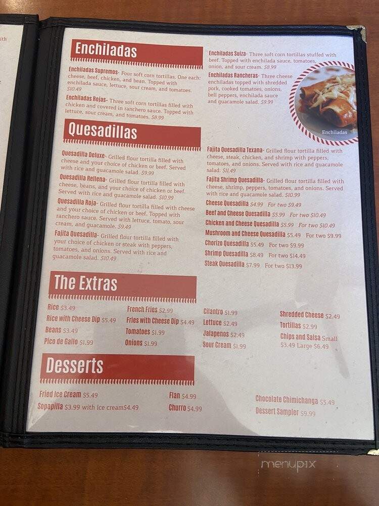 El Palenque Mexican Resturant - McConnelsville, OH menu_pic