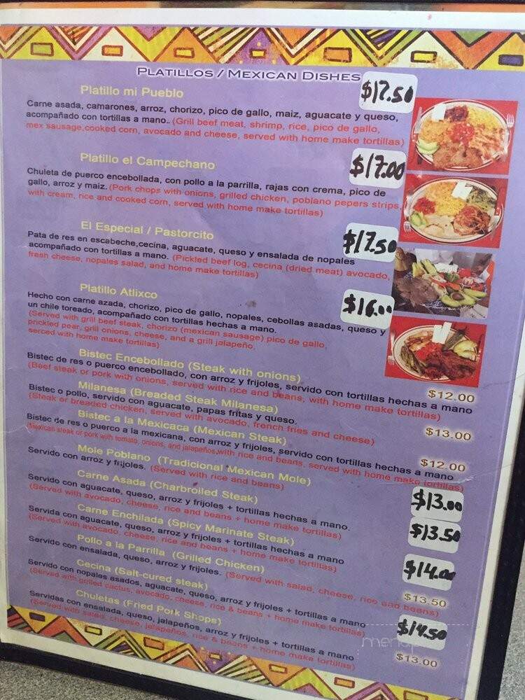 El Pastorcito Taquearia - Norristown, PA menu_pic