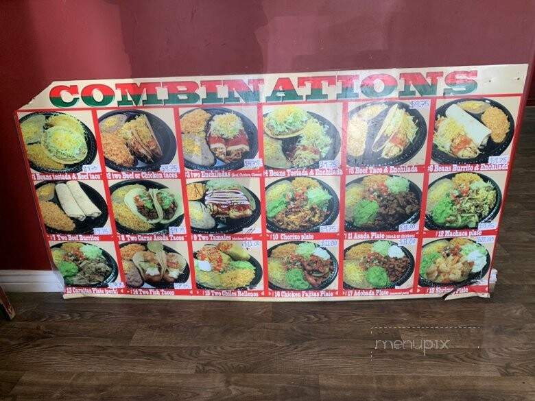 El Pato - Douglas, AZ menu_pic