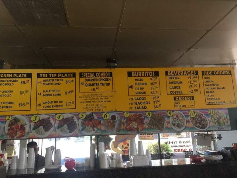 El Pollo Sonora - Van Nuys, CA menu_pic