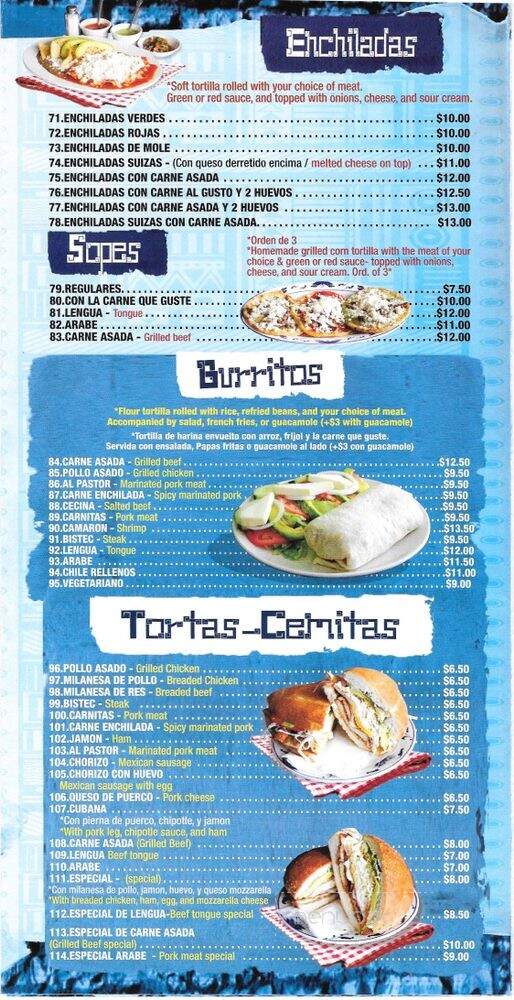 Pasalubong - Roselle, NJ menu_pic
