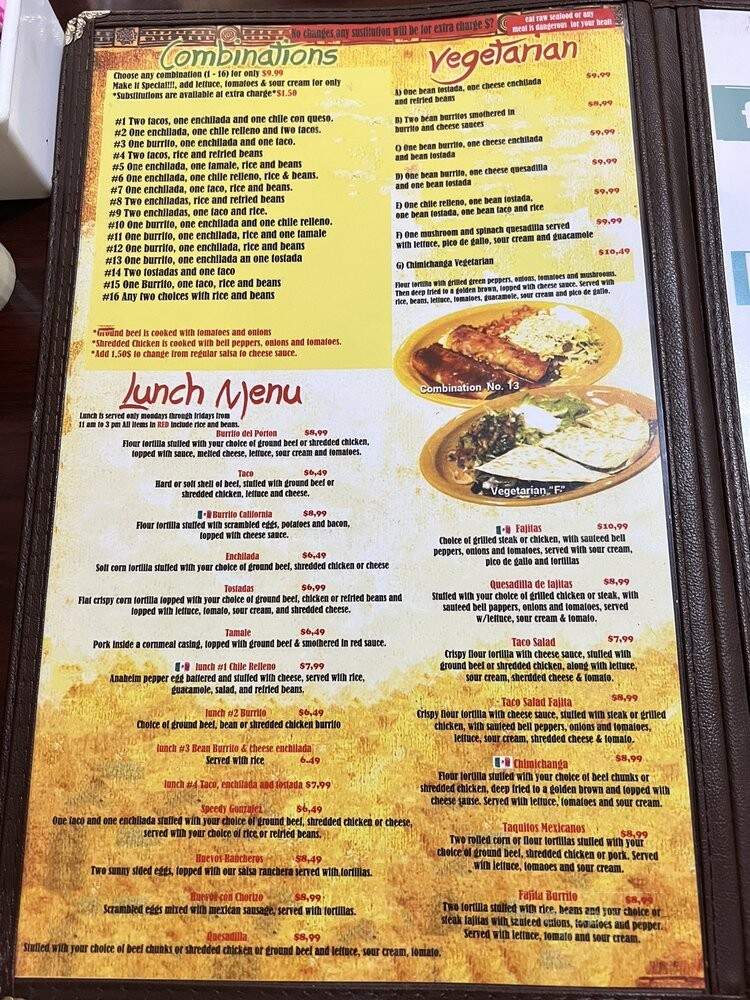 La Portal - Glenwood, IA menu_pic