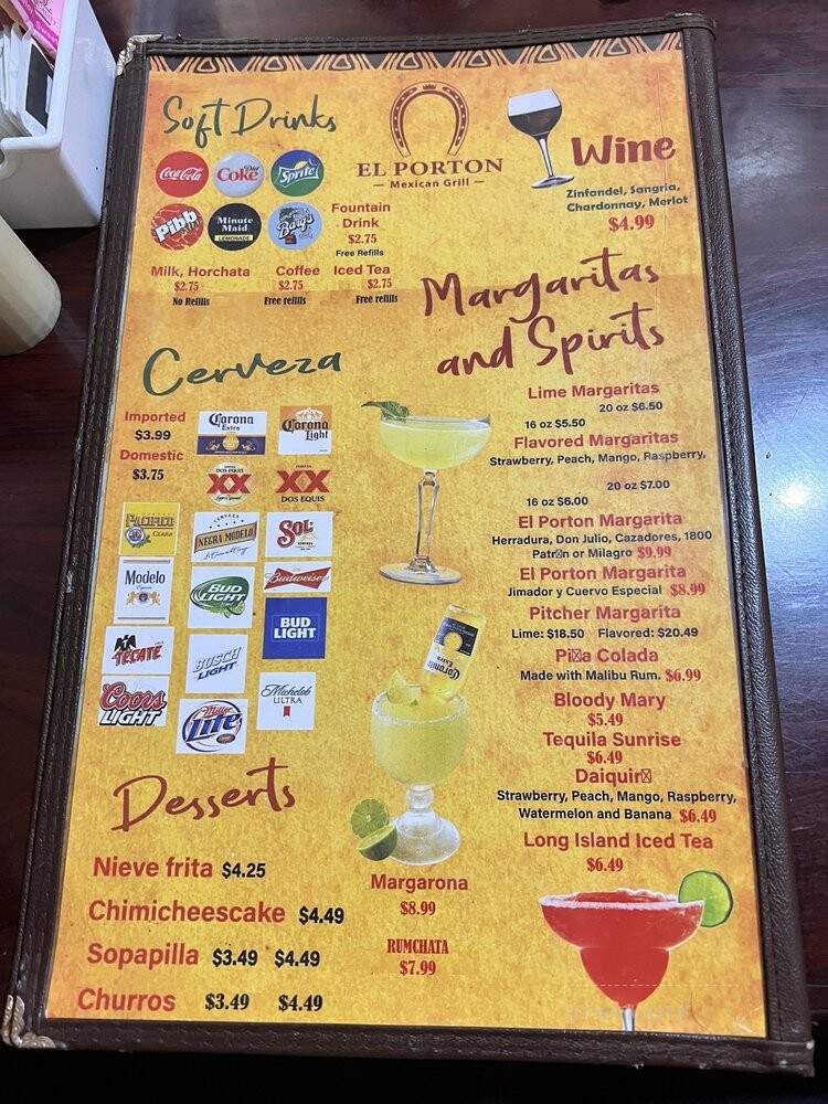 La Portal - Glenwood, IA menu_pic