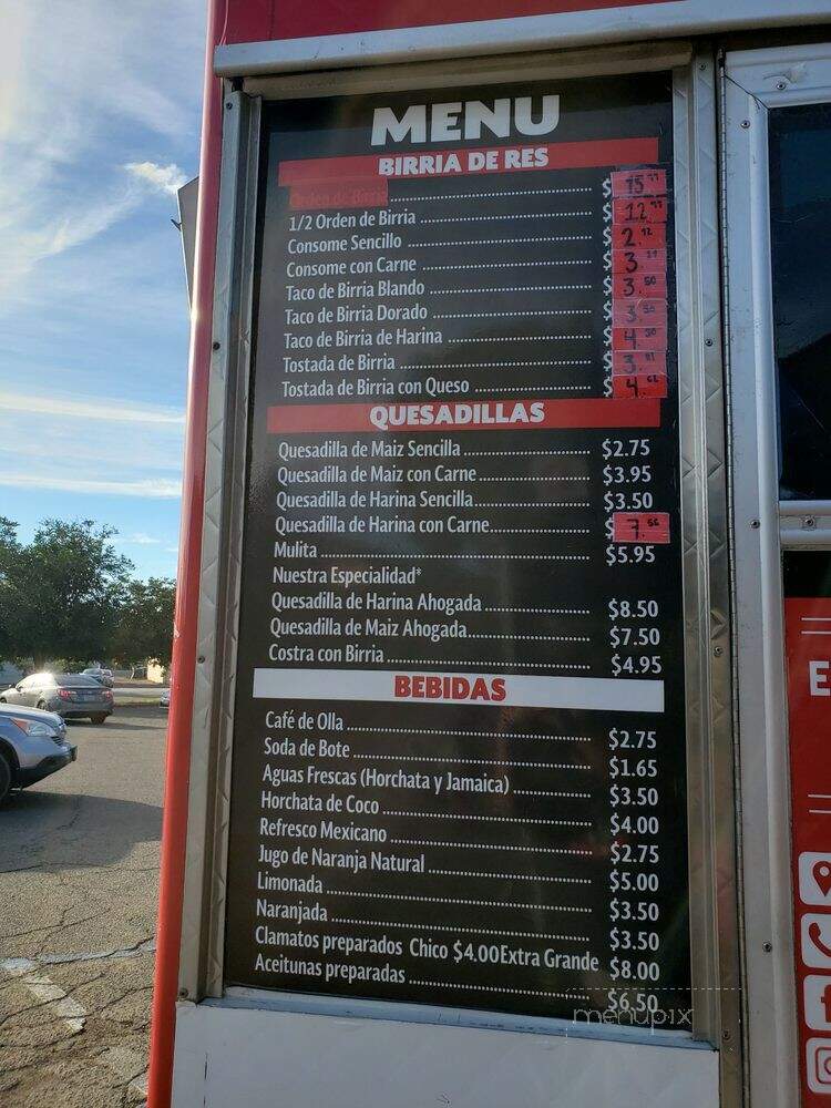 El Primo Birrieria - San Diego, CA menu_pic