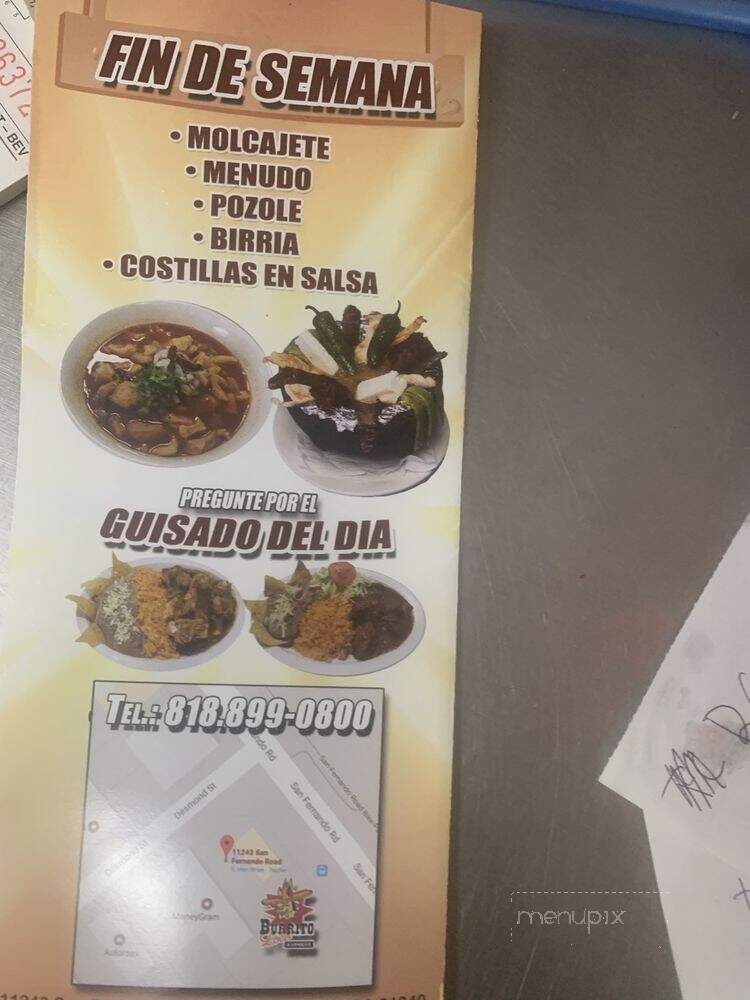 El Pescador Express - San Fernando, CA menu_pic