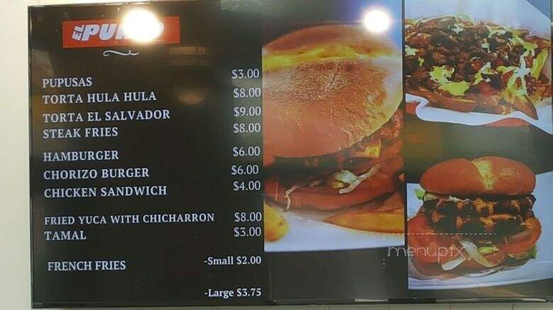 El Punto Latin Restaurant - Tukwila, WA menu_pic