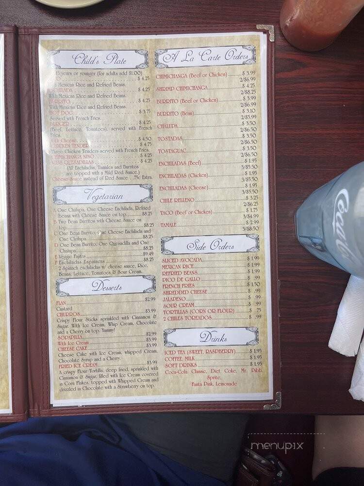 El Rancho Viejo - Council Grove, KS menu_pic