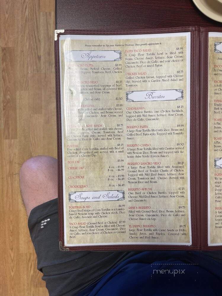 El Rancho Viejo - Council Grove, KS menu_pic