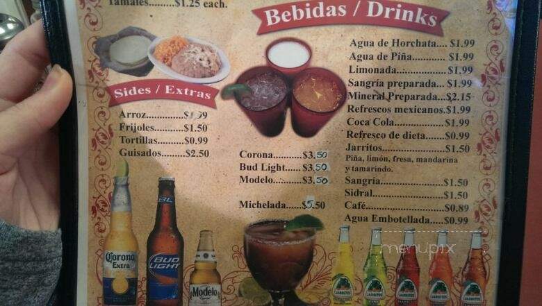 El Sombrero - Wichita, KS menu_pic