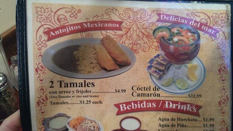 El Sombrero - Wichita, KS menu_pic