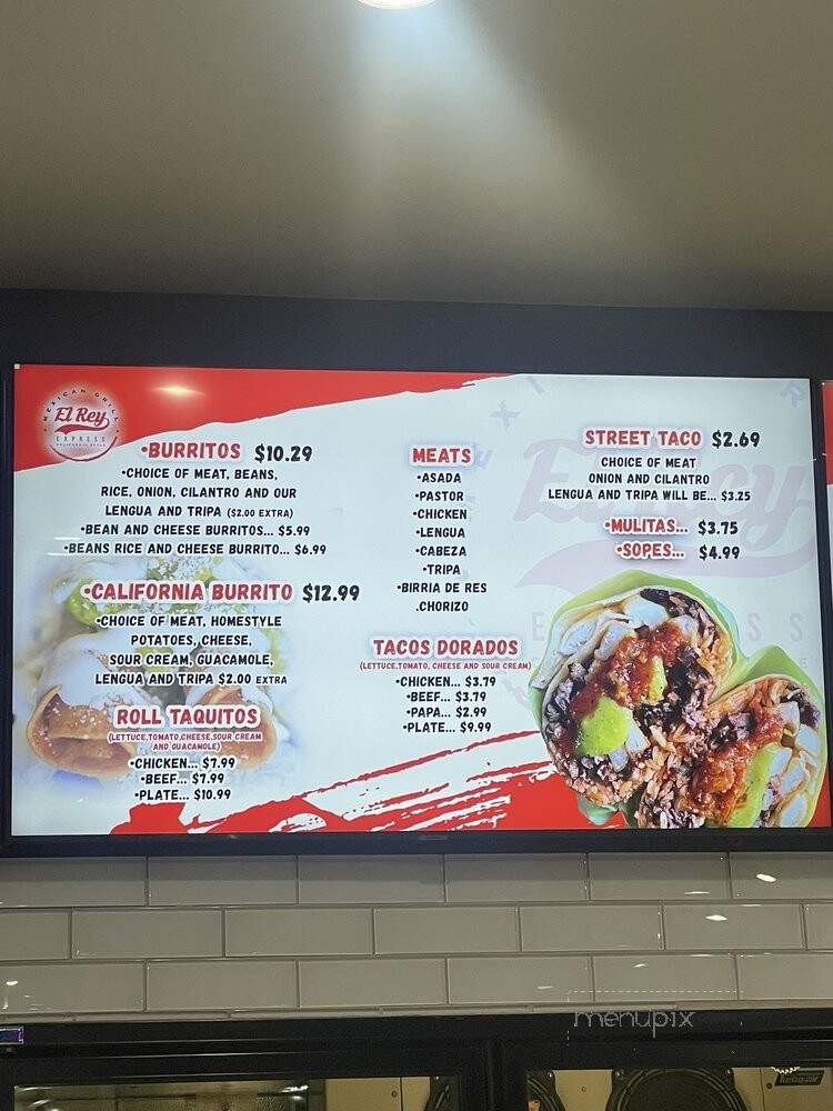 El Rey Express - Colton, CA menu_pic