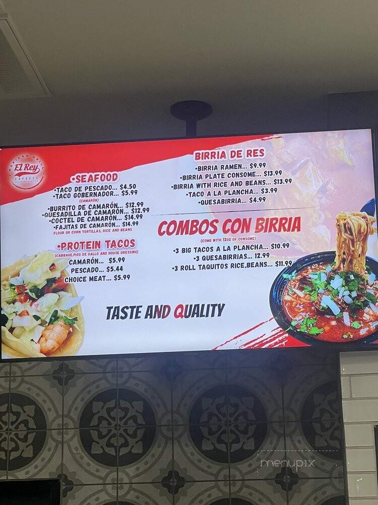 El Rey Express - Colton, CA menu_pic