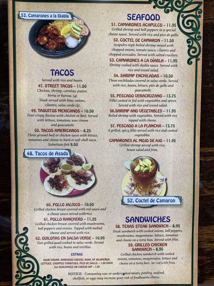 El Rey Mexican Grill & Bar - Brewton, AL menu_pic