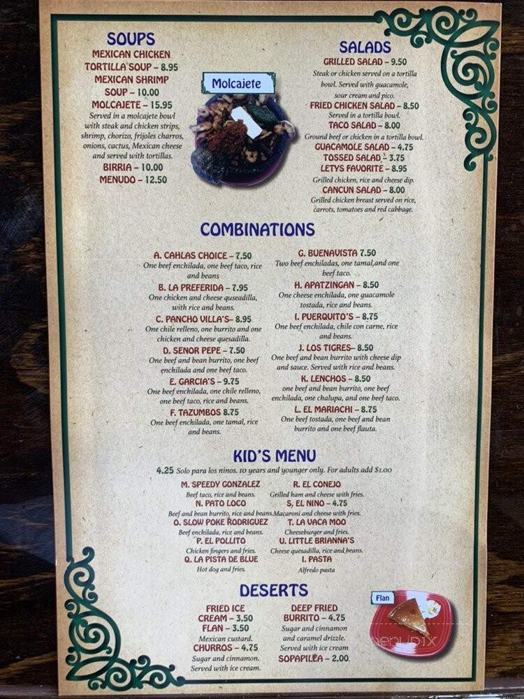 El Rey Mexican Grill & Bar - Brewton, AL menu_pic