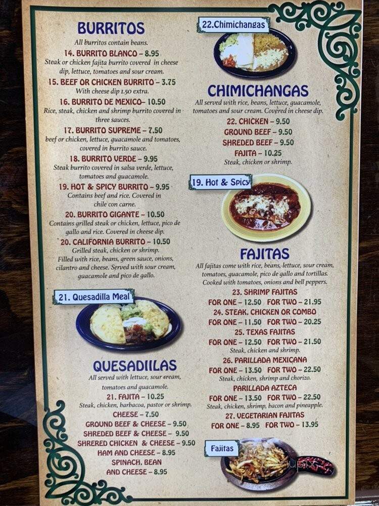 El Rey Mexican Grill & Bar - Brewton, AL menu_pic