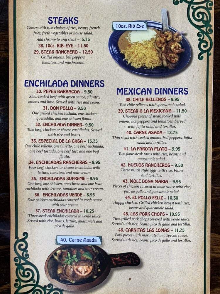 El Rey Mexican Grill & Bar - Brewton, AL menu_pic
