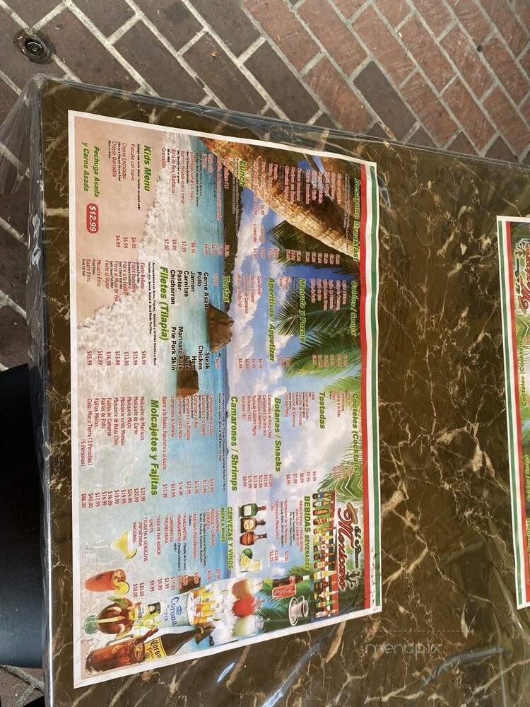 El Rincon Mexicano - Santa Ana, CA menu_pic