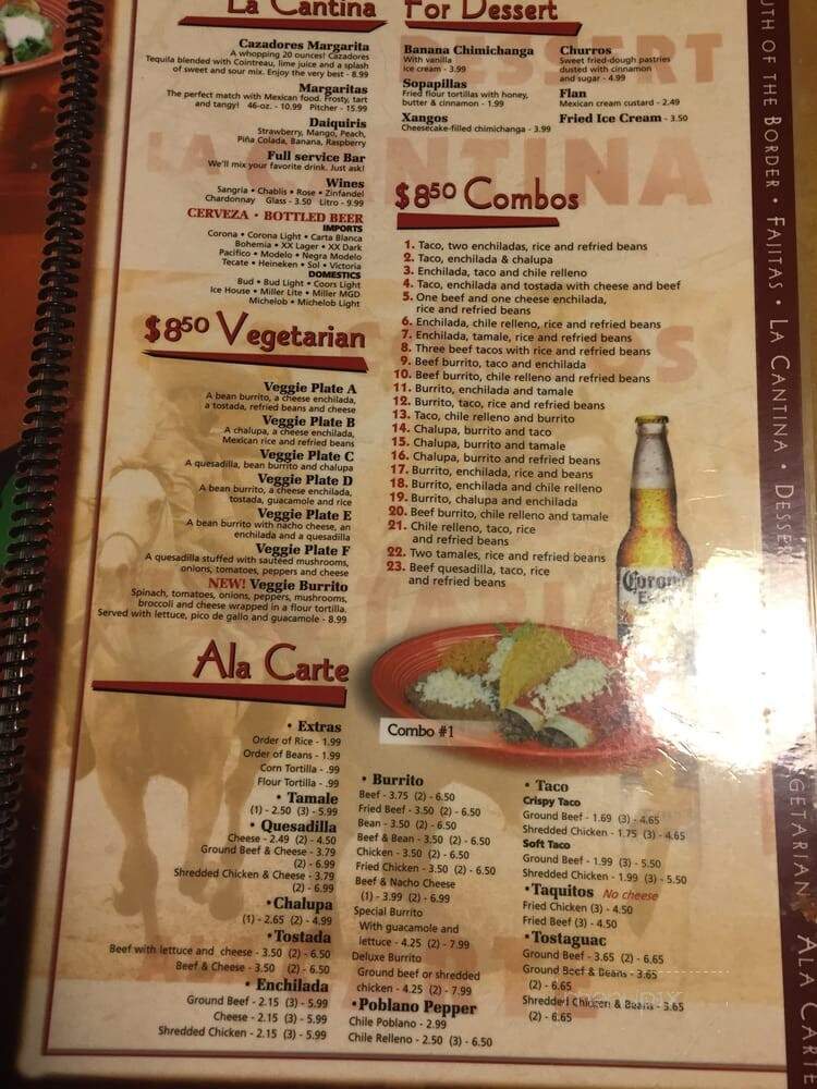 Elrodeo Mexican Restaurant - Richmond, IN menu_pic
