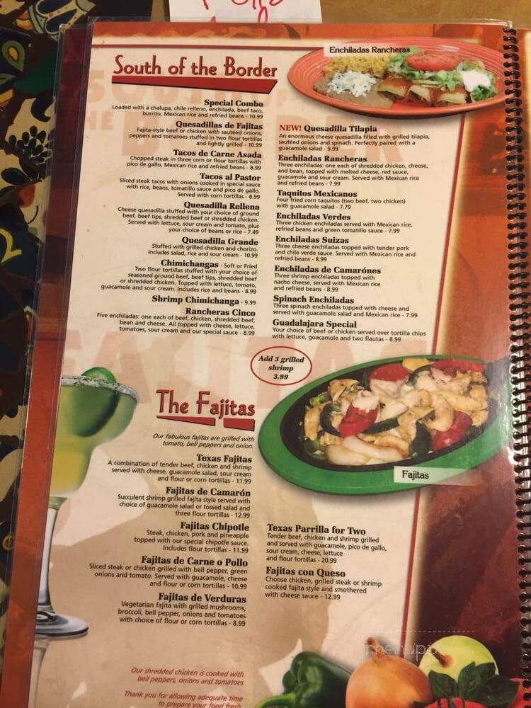 Elrodeo Mexican Restaurant - Richmond, IN menu_pic