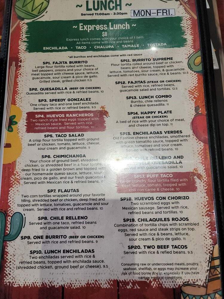 El Rodeo Bar & Restaurant - City of Orange, NJ menu_pic