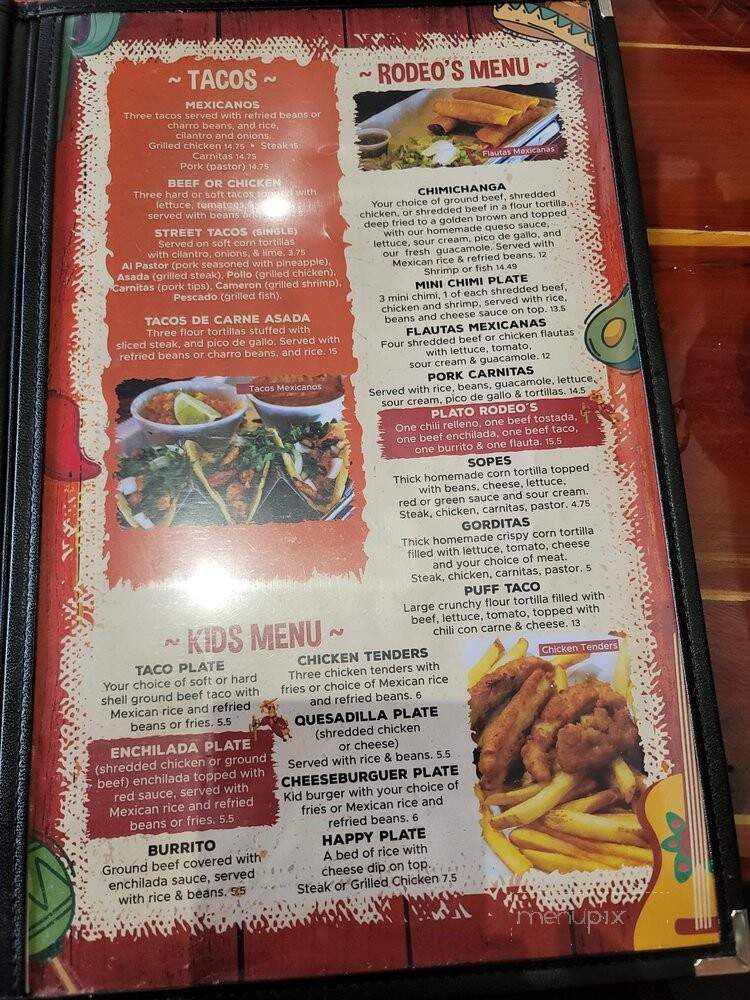 El Rodeo Bar & Restaurant - City of Orange, NJ menu_pic