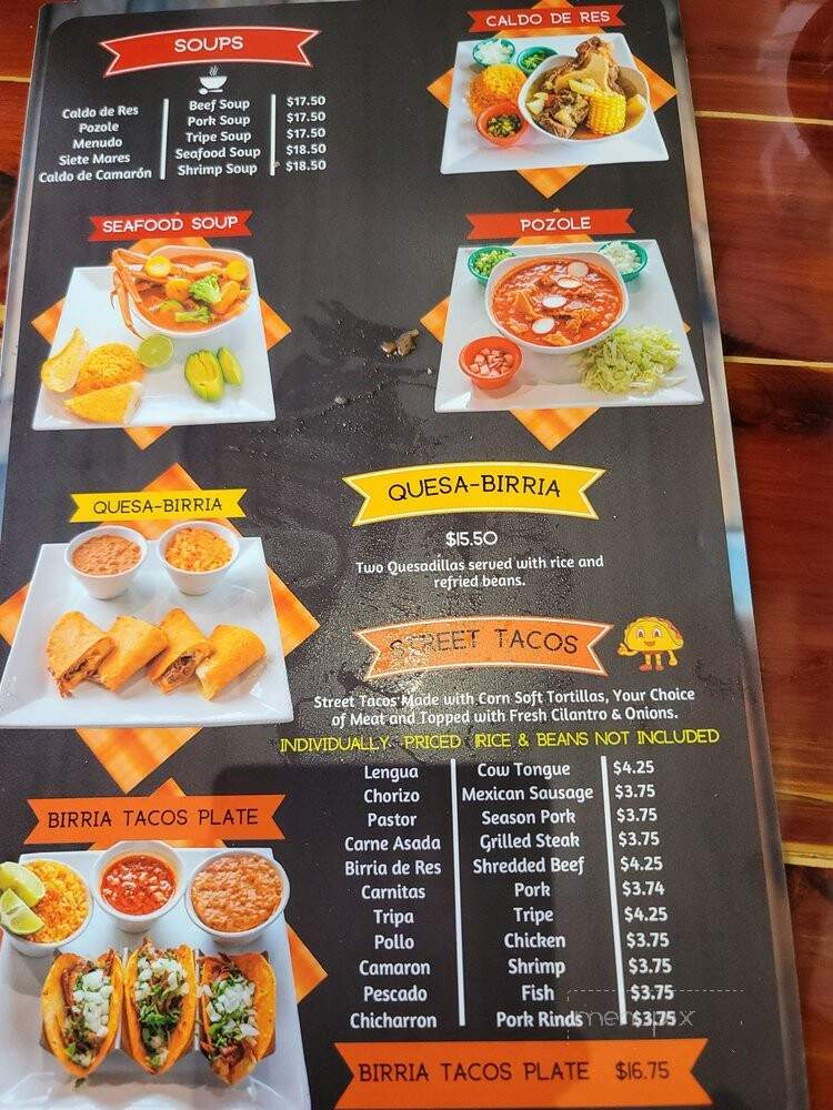 El Rodeo Bar & Restaurant - City of Orange, NJ menu_pic