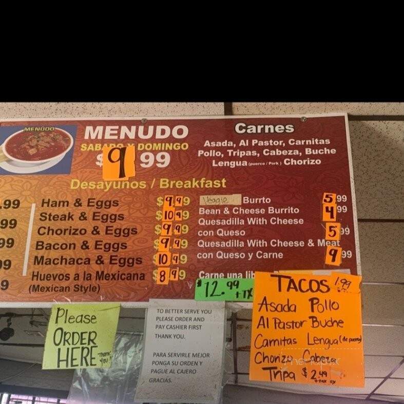 El Rubio's Jr - Long Beach, CA menu_pic