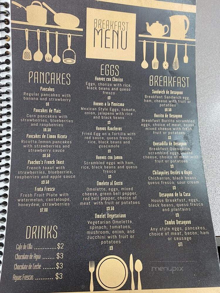 El Sazon Del Campo - Los Angeles, CA menu_pic