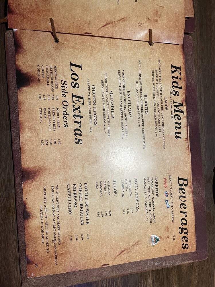 El Santo Coyote - Waycross, GA menu_pic