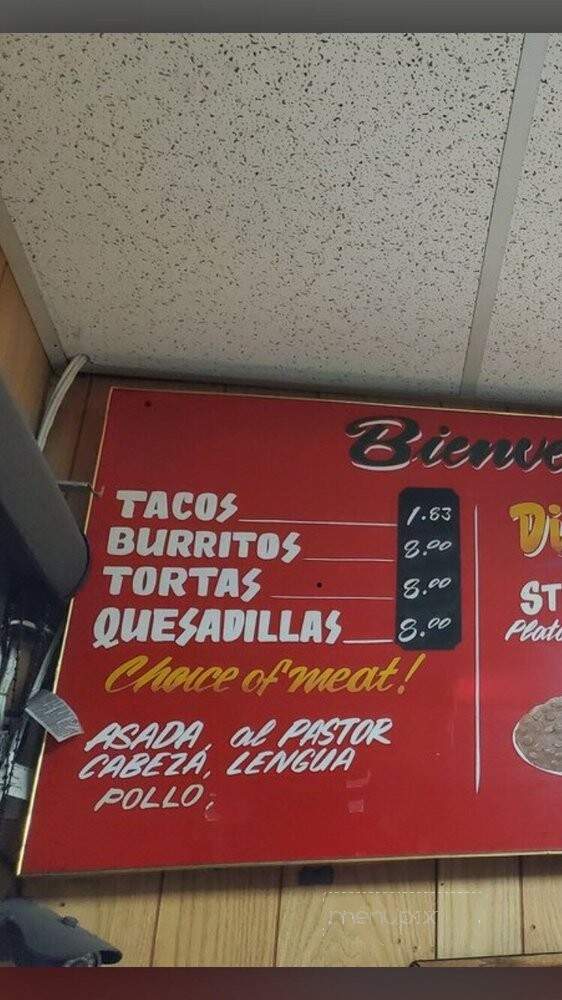 Sauz Taco - Glendale, CA menu_pic