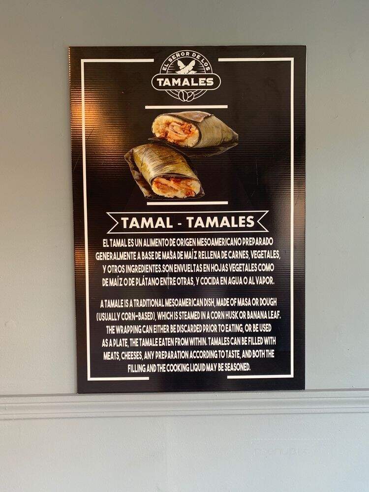 El Senor De Los Tamales - Hartford, CT menu_pic