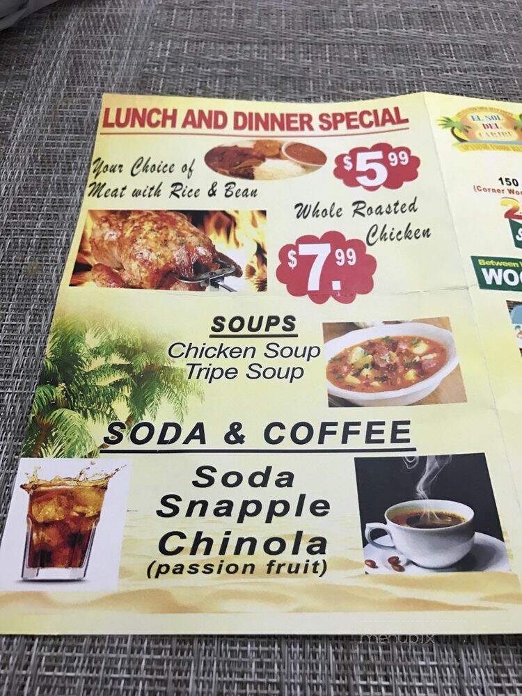 El Sol Del Caribe - Jersey City, NJ menu_pic