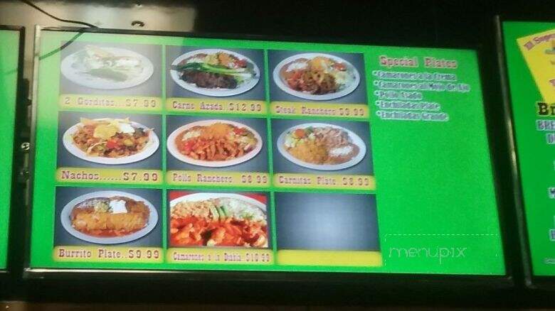El Super Taco Bas - Tacoma, WA menu_pic