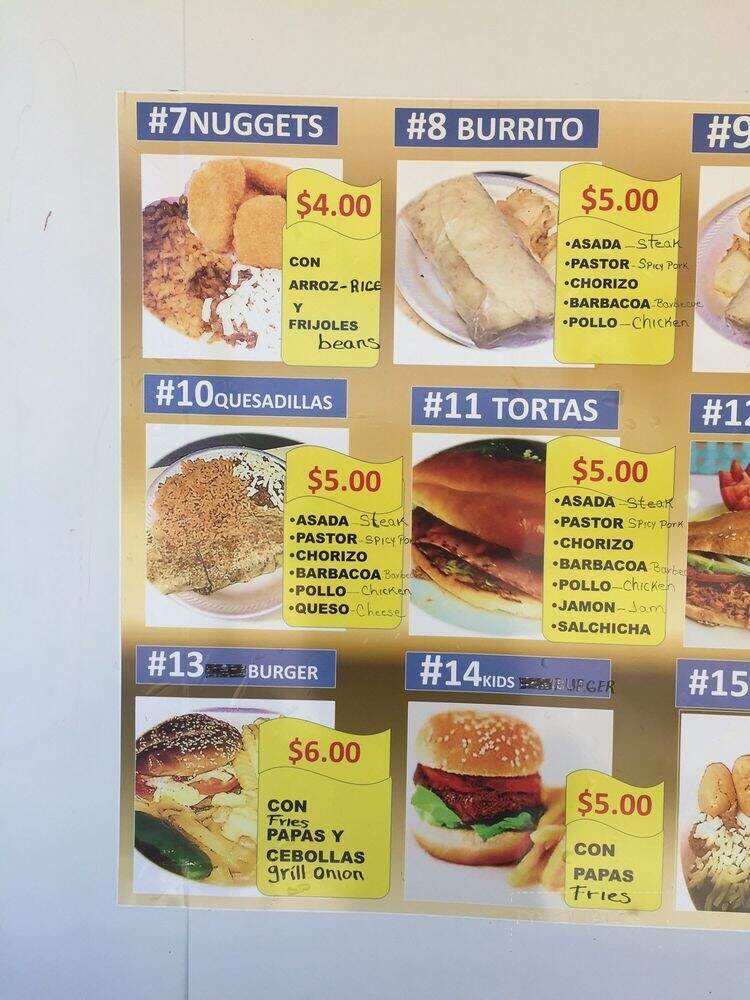 El Taconazo - Rogers, AR menu_pic