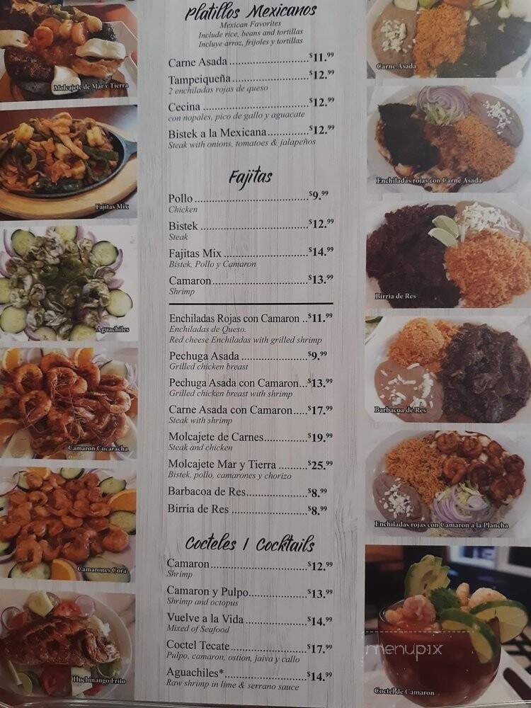 El Tecate Restaurant - South Bend, IN menu_pic