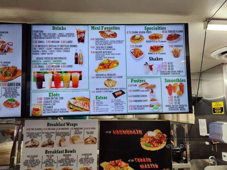 El Torazo - Bellflower, CA menu_pic
