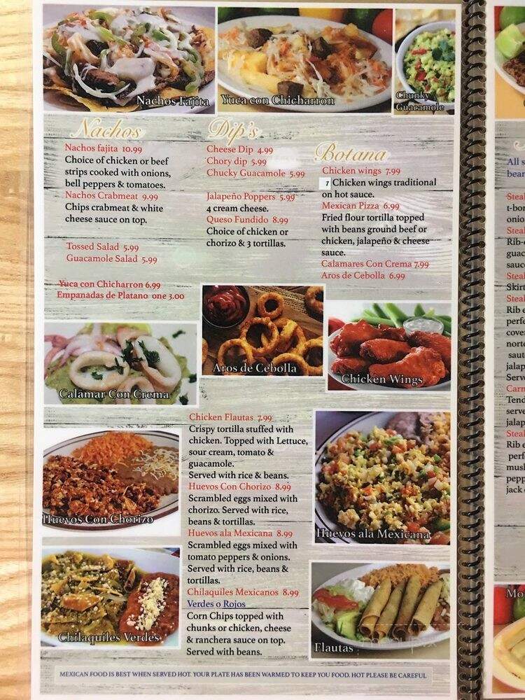 El Tropico - Louisville, KY menu_pic