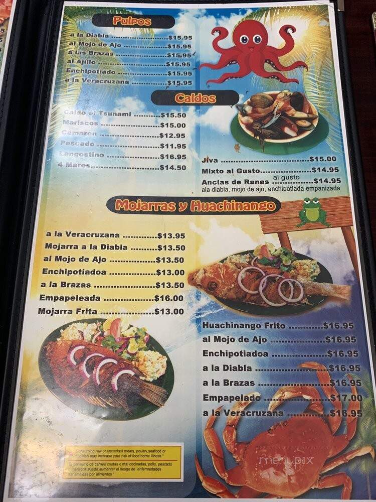 El Tsunami - Milwaukee, WI menu_pic
