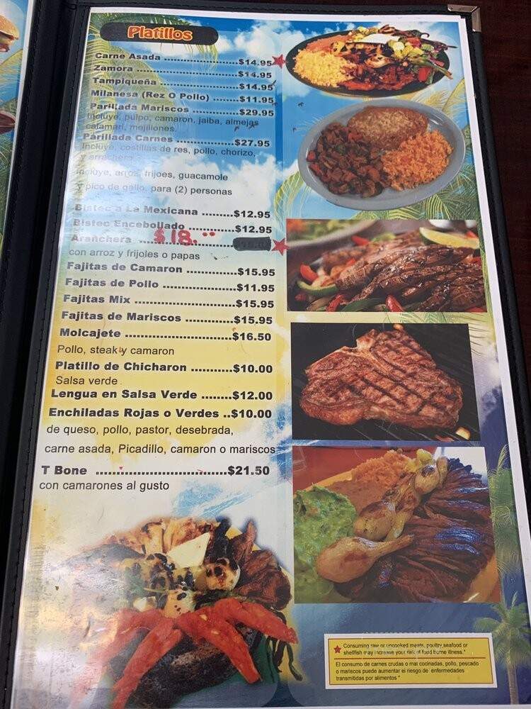 El Tsunami - Milwaukee, WI menu_pic