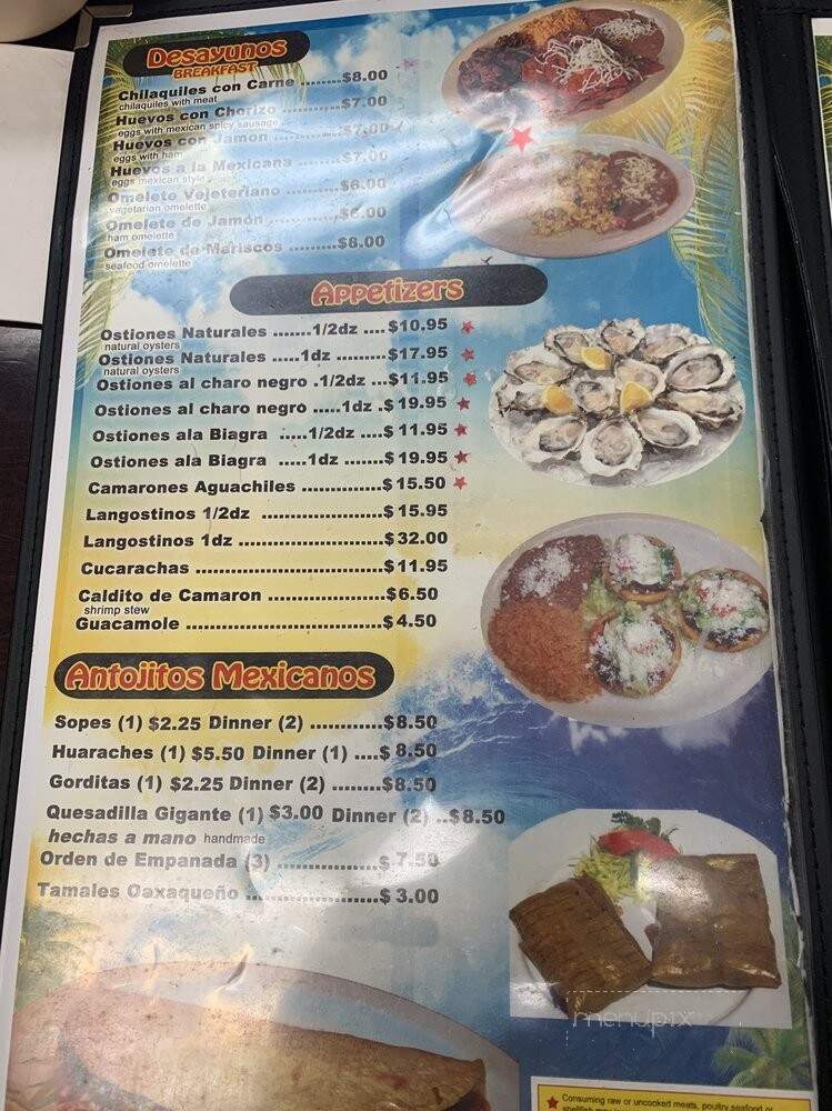 El Tsunami - Milwaukee, WI menu_pic